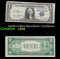 1935E $1 Blue Seal Silver Certificate Grades vf++