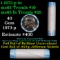 BU Shotgun Jefferson 5c roll, 1973-p 40 pcs Bank $2 Nickel Wrapper