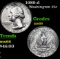 1989-d Washington Quarter 25c Grades GEM+ Unc