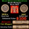 Small Cent Mixed Roll Orig Brandt McDonalds Wrapper, 1919-s Lincoln Wheat end, 1897 Indian other end