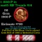 BU Shotgun Lincoln 1c roll, 1960-p 50 pcs Bank Wrapper 50c