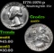 1776-1976-p Washington Quarter 25c Grades GEM+ Unc