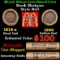 Small Cent Mixed Roll Orig Brandt McDonalds Wrapper, 1919-s Lincoln Wheat end, 1890 Indian other end