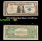 1957 $1 Blue Seal Silver Certificate Grades vf+