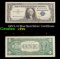1957A $1 Blue Seal Silver Certificate Grades vf++