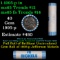 BU Shotgun Jefferson 5c roll, 1995-p 40 pcs Bank $2 Nickel Wrapper