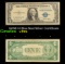1935E $1 Blue Seal Silver Certificate Grades vf+