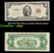 1953 $2 Red Seal United States Note Grades vf++