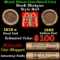 Small Cent Mixed Roll Orig Brandt McDonalds Wrapper, 1919-s Lincoln Wheat end, 1883 Indian other end