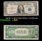 1935F $1 Blue Seal Silver Certificate Grades vf++