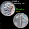 1942-p Mercury Dime 10c Grades Select AU