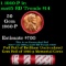 BU Shotgun Lincoln 1c roll, 1960-p 50 pcs Bank Wrapper 50c