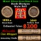 Small Cent Mixed Roll Orig Brandt McDonalds Wrapper, 1919-s Lincoln Wheat end, 1903 Indian other end