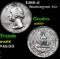 1989-d Washington Quarter 25c Grades GEM+ Unc