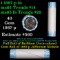 BU Shotgun Jefferson 5c roll, 1987-p 40 pcs Bank $2 Nickel Wrapper