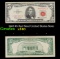 1963 $5 Red Seal United States Note Grades xf