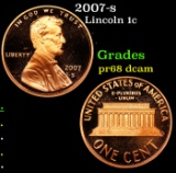 Proof 2007-s Lincoln Cent 1c Grades GEM++ Proof Deep Cameo