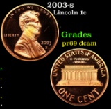 Proof 2003-s Lincoln Cent 1c Grades GEM++ Proof Deep Cameo