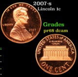 Proof 2007-s Lincoln Cent 1c Grades GEM++ Proof Deep Cameo