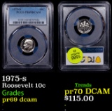 Proof PCGS 1975-s Roosevelt Dime 10c Graded pr69 dcam By PCGS