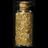 Scarce 5ml Vial of 100% Pure Gold Leaf. Wow! Cool!