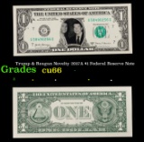 Trump & Reagan Novelty 2017A $1 Federal Reserve Note Grades Gem+ CU