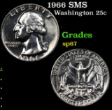 1966 SMS Washington Quarter 25c Grades sp67