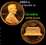 Proof 1982-s Lincoln Cent 1c Grades GEM++ Proof Deep Cameo