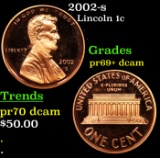 Proof 2002-s Lincoln Cent 1c Grades GEM++ Proof Deep Cameo