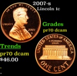 Proof 2007-s Lincoln Cent 1c Grades GEM++ Proof Deep Cameo