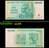 2007-2008 Zimbabwe (ZWR 3rd Dollar) 1 Billion Dollars Hyperinflation Note P# 83 Grades Choice AU/BU