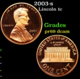 Proof 2003-s Lincoln Cent 1c Grades GEM++ Proof Deep Cameo