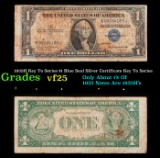 1935H Key To Series $1 Blue Seal Silver Certificate Key To Series Grades vf+