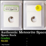 Authentic Meteorite Space Rock Campo Del Cielo Argentina, Discovered 1576 AD Graded By INB