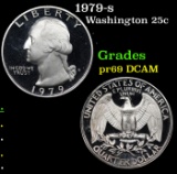 Proof 1979-s Washington Quarter 25c Grades GEM++ Proof Deep Cameo