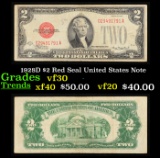 1928D $2 Red Seal United States Note Grades vf++