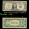 1935F $1 Blue Seal Silver Certificate Grades vf+