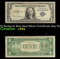 1935G Key To Series $1 Blue Seal Silver Certificate Key To Series Grades vf+ Motto