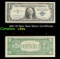 1957 $1 Blue Seal Silver Certificate Grades vf++