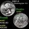 1987-d Washington Quarter 25c Grades GEM++ Unc