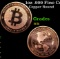 1oz .999 Fine Copper Bullion Round - Bitcoin Style Grades Ungraded