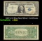 1957A $1 Blue Seal Silver Certificate Grades vf++