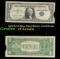 1957B $1 Blue Seal Silver Certificate Grades xf details