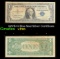 1957B $1 Blue Seal Silver Certificate Grades vf++