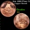 1oz .999 Fine Copper Bullion Round - Jackalope Style Grades Ungraded