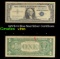 1957B $1 Blue Seal Silver Certificate Grades vf++