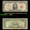 1963 $5 Red Seal United States Note Grades vf+