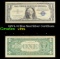 1957A $1 Blue Seal Silver Certificate Grades vf++