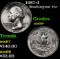 1987-d Washington Quarter 25c Grades GEM++ Unc