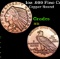 1oz .999 Fine Copper Bullion Round - Indian Gold Coin Style Grades Ungraded